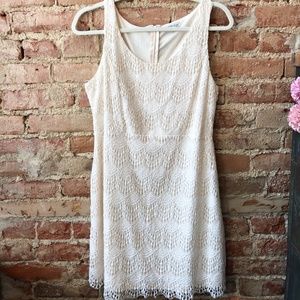 Charlotte Russe Cotton Crochet Lace Dress